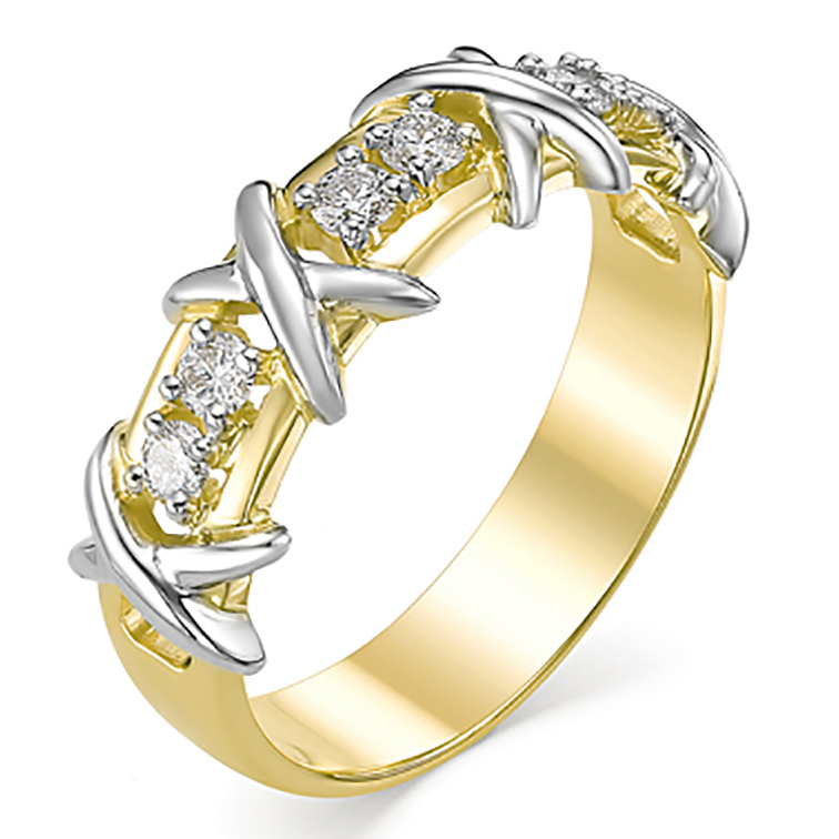 Кольцо, золото, бриллиант, 433-11002